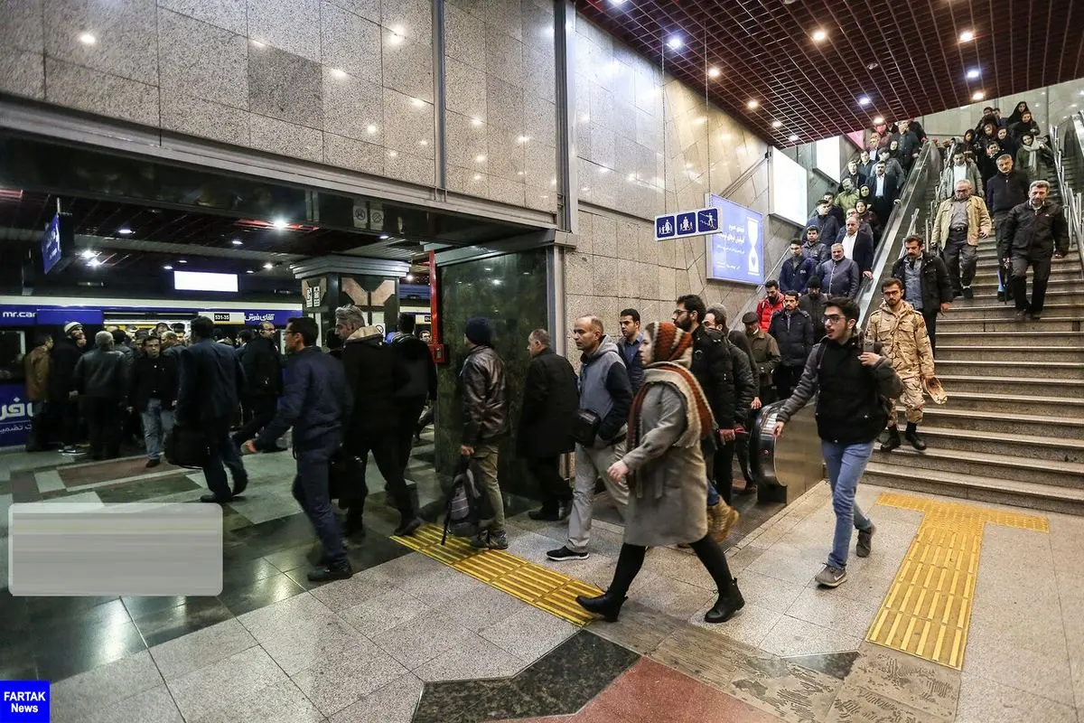 استفاده از مترو تهران تا ساعت ۹ صبح فردا رایگان است