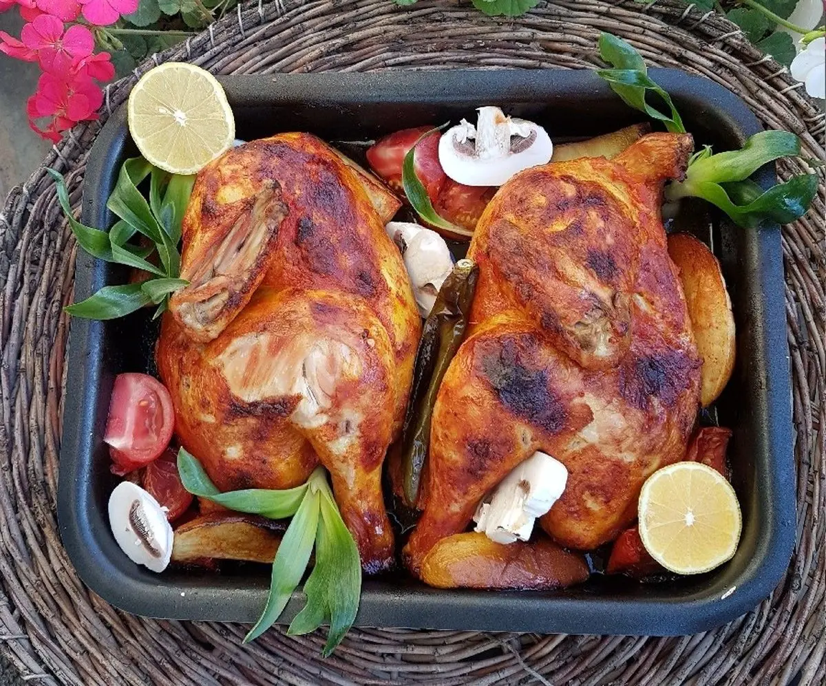 طبخ مرغ بدون روغن| روشی فوق‌العاده برای درست کردن مرغ بدون روغن