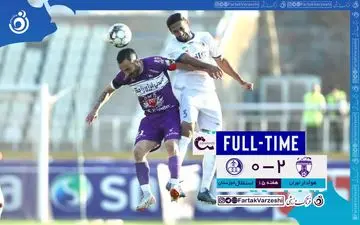 خلاصه بازی هوادار 2 - استقلال خوزستان 0 + ویدئو