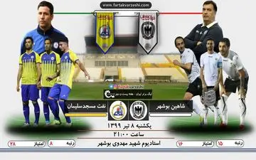 شاهین بوشهر - نفت مسجدسلیمان؛ جدالی حساس و نفس گیر