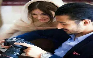 فوتبالیست تازه داماد و همسرش در نمایی متفاوت+ عکس
