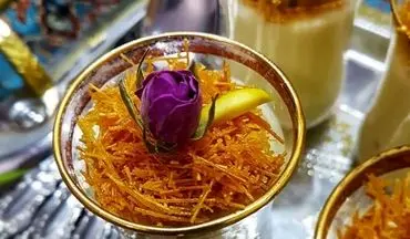 طرز تهیه فرنی شعریه| دسر خوشمزه ایرانی