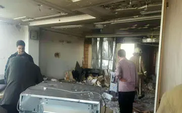 انفجار در خیابان کارگر جنوبی + عکس