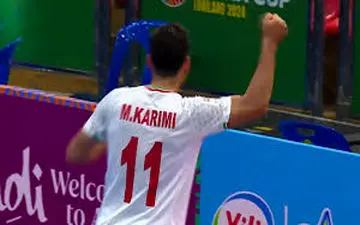 ویدیو | گل اول تیم ملی فوتسال ایران به تایلند در فینال آسیا
