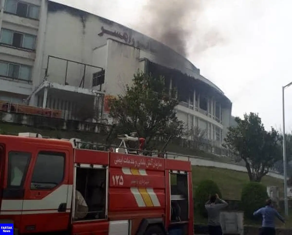 سینمای هتل تاریخی رامسر در آتش سوخت