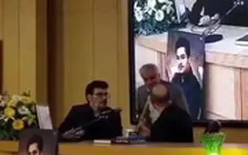 قهر سیروان و رفقا در مراسم یادبود بهنام صفوی