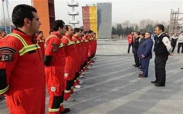 آماده‌باش آتش نشانان برای تأمین ایمنی شهرآورد