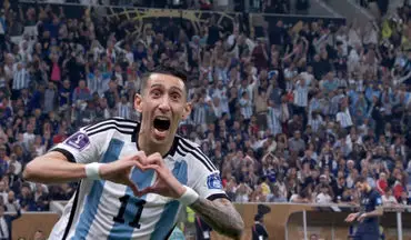 گل دوم آرژانتین به فرانسه + ویدئو