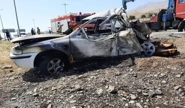 حادثه رانندگی در جاده ساروق به کمیجان چهار کشته و ۲ مجروح بر جا گذاشت