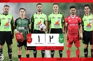 خلاصه بازی خیبر 2 - پرسپولیس 1 + ویدئو