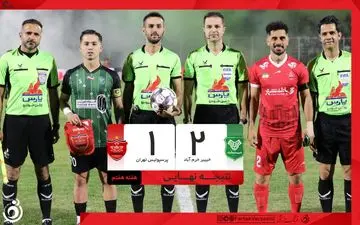 خلاصه بازی خیبر 2 - پرسپولیس 1 + ویدئو
