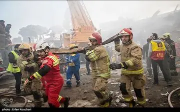 عملیات آوار برداری ساختمان پلاسکو 