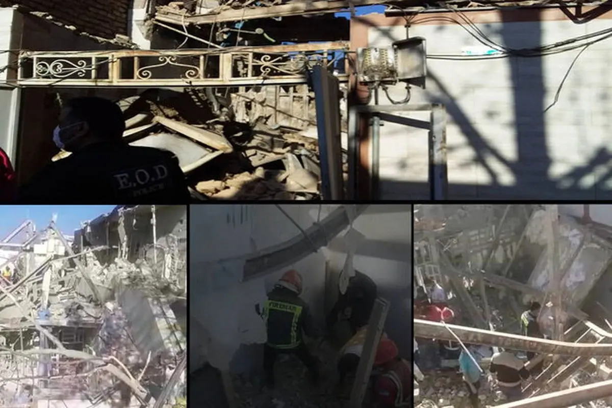 انفجار در خرم آباد خسارات زیادی به بار آورد