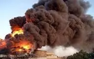 آتش‌سوزی گسترده در یک شهرک صنعتی در جنوب تهران 
