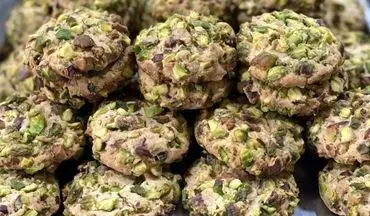 طرز تهیه کوکی پسته| این شیرینی رو همه دوست دارن!