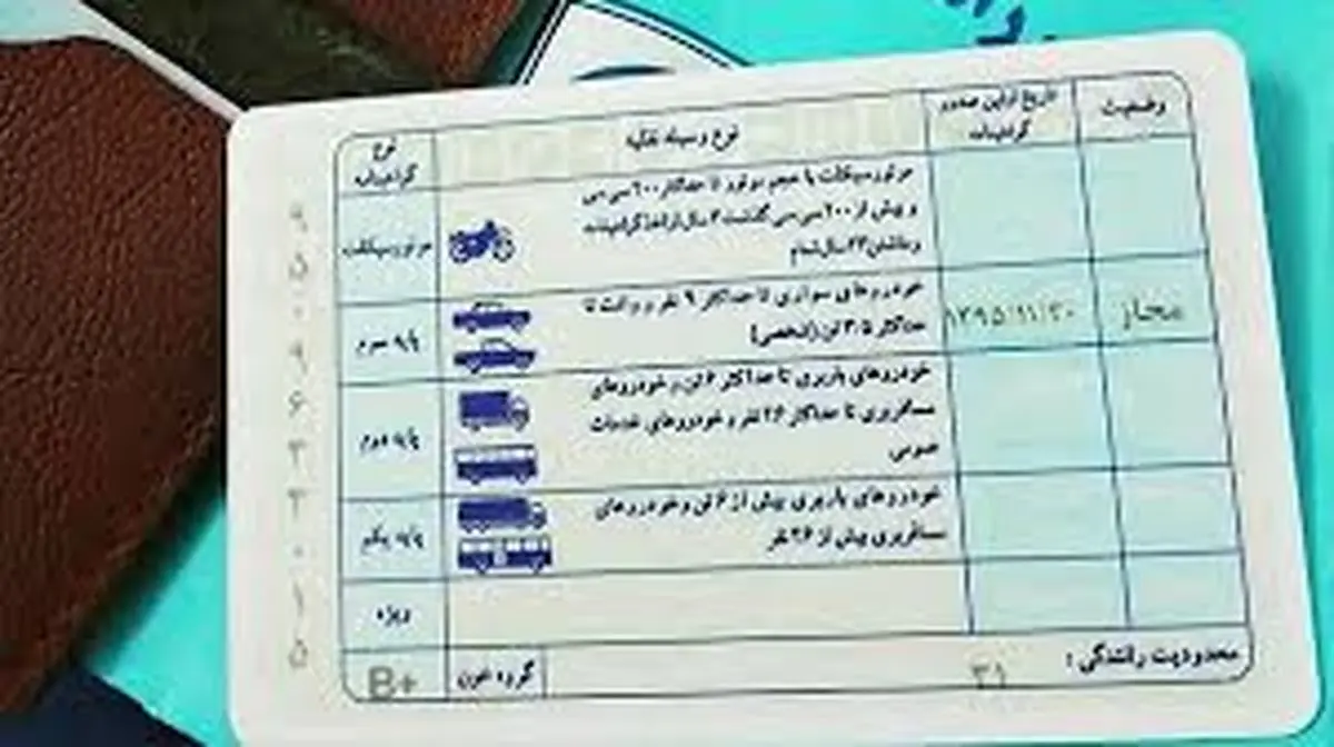  گواهینامه رانندگی گران شد 