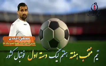 بهترین وینگر راست هفته هفتم لیگ یک/فیلم