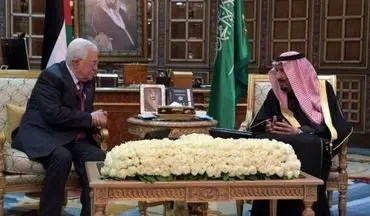 دیدار محمود عباس با پادشاه عربستان