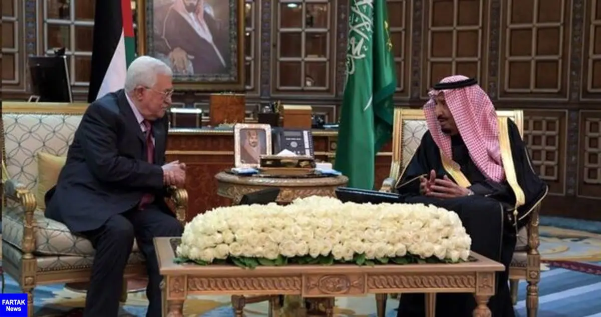 دیدار محمود عباس با پادشاه عربستان