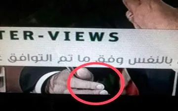 عکس جنجالی از مصاحبه «سعد حریری»