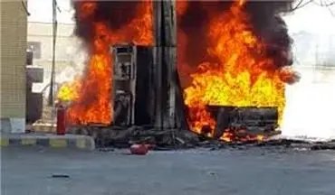 لحظه وحشتناک آتش زدن یک جوان!+ فیلم