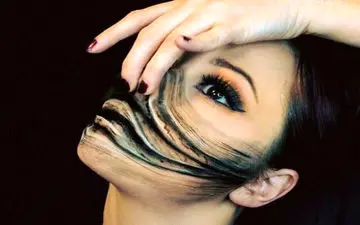 دختر جوانی که دلش می‌خواهد شبیه به هیولا باشد+عکس