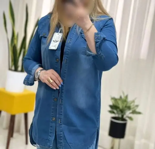 مدل شومیز کتان طرح لی کاغذی