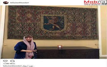 تیپ لیلا برخورداری در موزه آرمیتاژ (عکس)