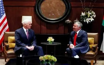  جزئیات دیدار معاون ترامپ با ملک عبدالله در اردن 