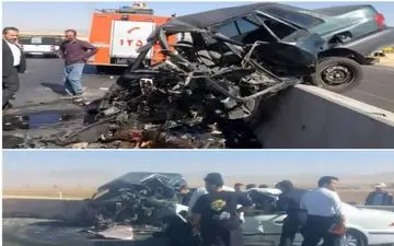 تصادف در جاده ازنا - شازند یک فوتی و یک مصدوم برجای گذاشت