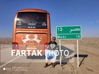 سعید عظیمی تور لیدر آژانس لندتراول در سفر به کویر مصر 