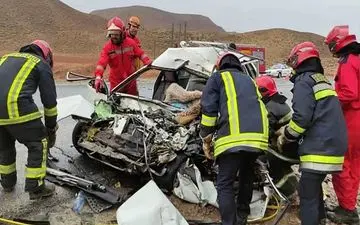 تصادف خونین پراید و پژو پارس در پارک ملی گلستان