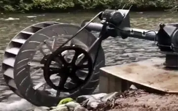 تولید برق با قدرت جریان آب