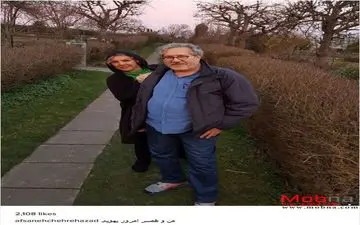 تیپ زن و شوهر بازیگر پیشکسوت سینما (عکس)