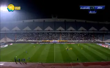 توقف بازی استقلال-پارس جنوبی به دلیل قطعی برق + فیلم