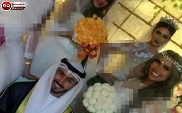 ازدواج عجیب یک مرد با چهار دختر جوان تنها به خاطر رو کم کنی همسر اول! + عکس