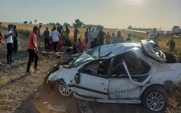 واژگونی پژو و مجروح شدن ۱۱ نفر در گلستان