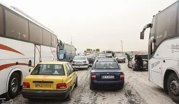  ترافیک سنگین در جاده‎های تهران-‌شمال‌