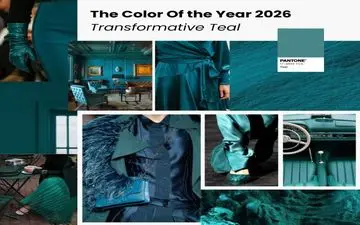 رنگ سال ۲۰۲۶ اعلام شد! ترکیب مرموز آبی و سبز