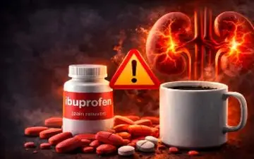 هشدار درباره ترکیب خطرناک ایبوپروفن و نوشیدنی‌های کافئین‌دار