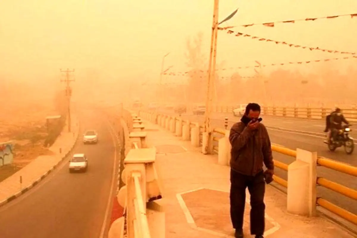 گرد و غبار برای مناطقی از خوزستان پیش بینی می‌شود