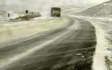  جاده چالوس بسته شد/ انسداد محور زنجان-قزوین به دلیل کولاک شدید