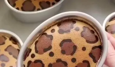 طرز تهیه  کاپ کیک پلنگی!