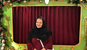کریسمس بازی خانم هنرپیشه جنجالی ایران و همسرش