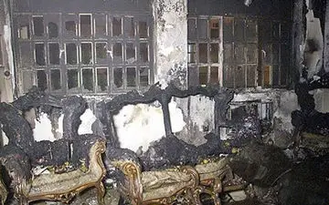 آتش سوزی در خلوت زن و مرد اهوازی / آن دو از محاصره دود آتش نجات یافتند 