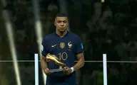 کیلیان امباپه برنده کفش طلای جام 2022 قطر + ویدئو