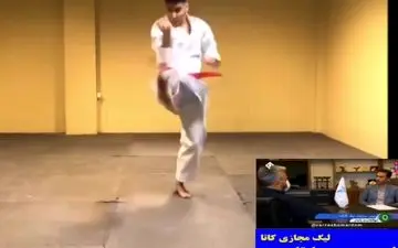 کلیپ تهیه شده از اولین دوره لیگ مجازی کاتا کشور در بخش آقایان