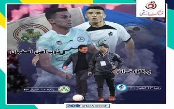 پیکان - ذوب‌آهن؛ جدال دیدنی در حوالی منطقه خطر