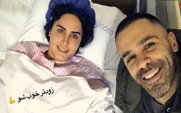 عکس/ عیادت صمیمی سیروان خسروی از الناز شاکردوست