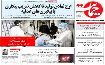 روزنامه های یکشنبه 12 اردیبهشت